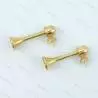2 Trompes en laiton 7 x 23mm Krick 63109