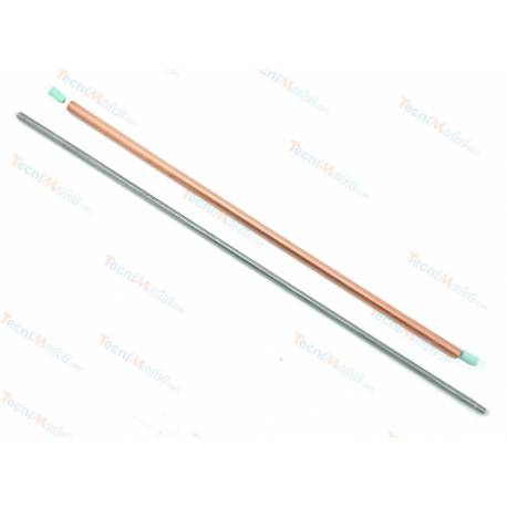 1 arbre d'hélice M4 x 300mm et 1 tube d'étambot Ø6mm