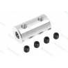 Rigid coupling Ø3.2mm/Ø4mm length 18mm GForce GF-4005-012