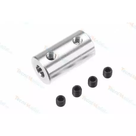 Accouplement rigide Ø4mm/Ø4mm longueur 18mm - GForce GF-4005-013