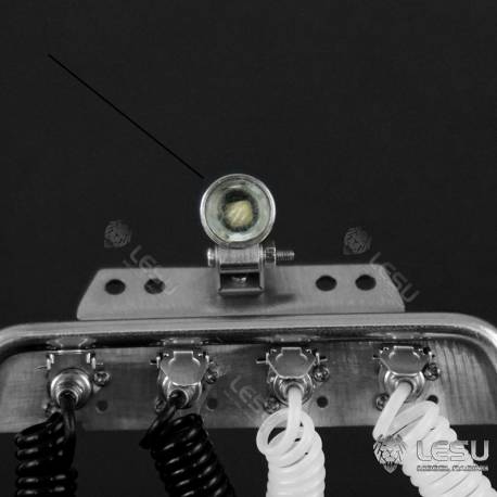 Stem for Volvo 1/14 with led working light.