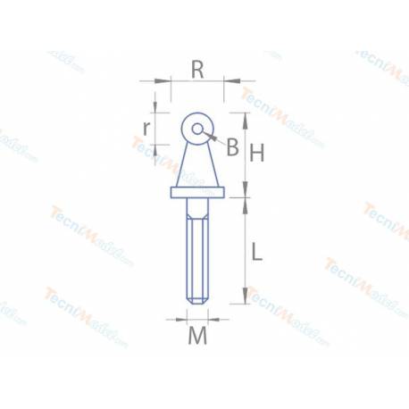 10 Passages de filière Ø2mm Krick 63027