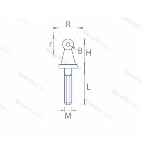 Set of 10 handrail stanchions Ø2mm
Krick 63027