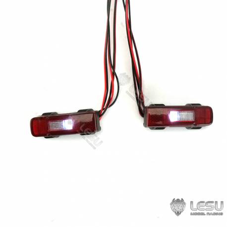 Feux arrière de Volvo pour camion RC 1/14 - LESU S-1266