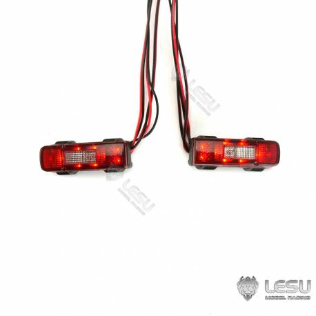 Feux arrière de Volvo pour camion RC 1/14 - LESU S-1266