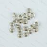 20 Mini œillets Ø2.0mm couleur argent