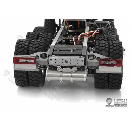 Rear lights and metal LESU supports for Tamiya radio controlled trucks