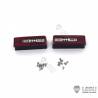 Rear lights and metal LESU supports for Tamiya radio controlled trucks