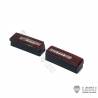 Rear lights and metal LESU supports for Tamiya radio controlled trucks