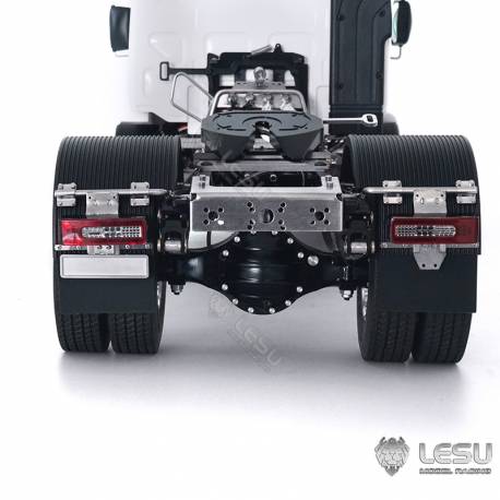 Rear lights and metal LESU supports for Tamiya radio controlled trucks