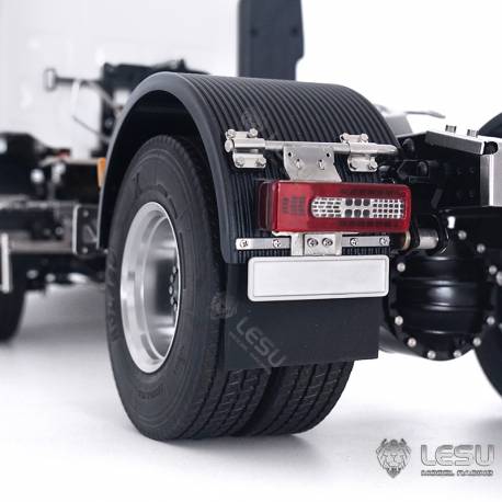 Rear lights and metal LESU supports for Tamiya radio controlled trucks