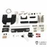 Structure arrière en aluminium et inox pour Volvo grumier 1/14 - LESU L-1031