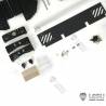 Aluminium and stainless steel rear structure for Tamiya Volvo log truck 1/14 - LESU L-1031