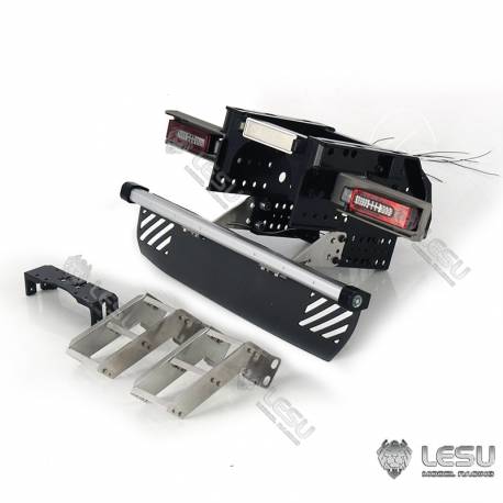Aluminium and stainless steel rear structure for Tamiya Volvo log truck 1/14 - LESU L-1031