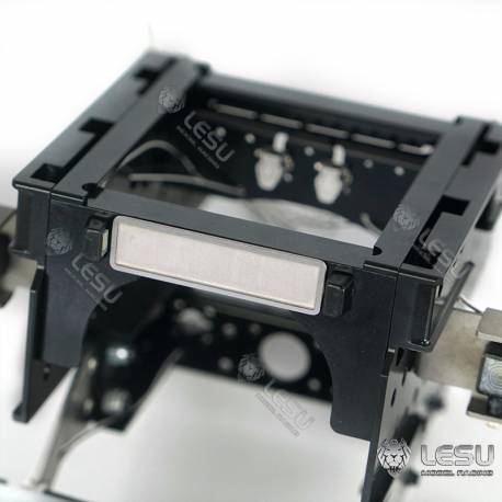 Aluminium and stainless steel rear structure for Tamiya Volvo log truck 1/14 - LESU L-1031