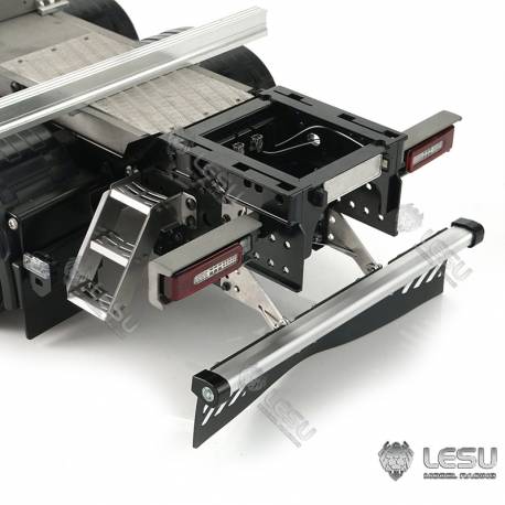 Structure arrière en aluminium et inox pour Volvo grumier 1/14 - LESU L-1031