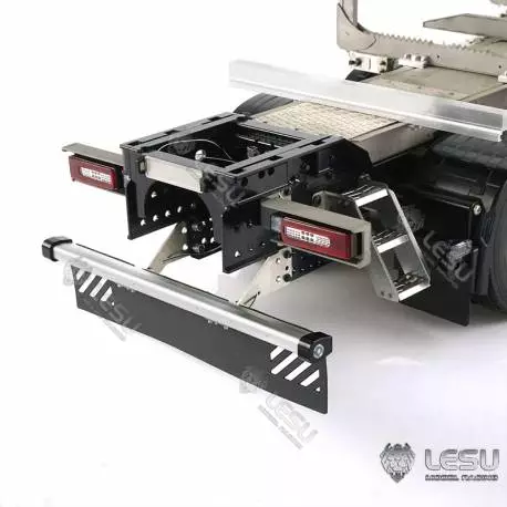 Structure arrière en aluminium et inox pour Volvo grumier 1/14 - LESU L-1031