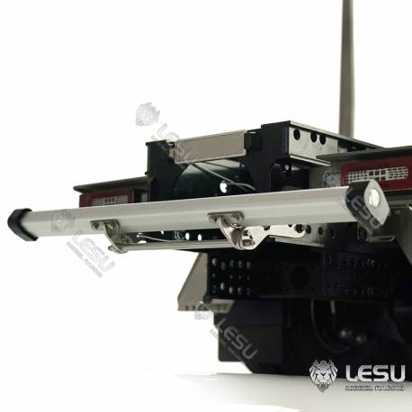 Aluminium and stainless steel rear structure for Tamiya Volvo log truck 1/14 - LESU L-1031