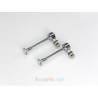 2 Chrome-plated metal 45mm horns Wedico - Wedico 150