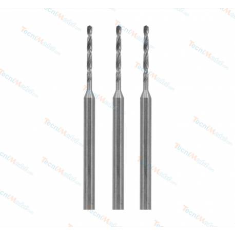 Lot de 3 forets HSS 1.4mm avec tige de 2.35mm Donau HSX14