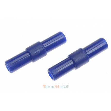 2 Raccords droits pour durite silicone - GFORCE GF-2011-002