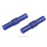 2 Raccords droits pour durite silicone - GFORCE GF-2011-002