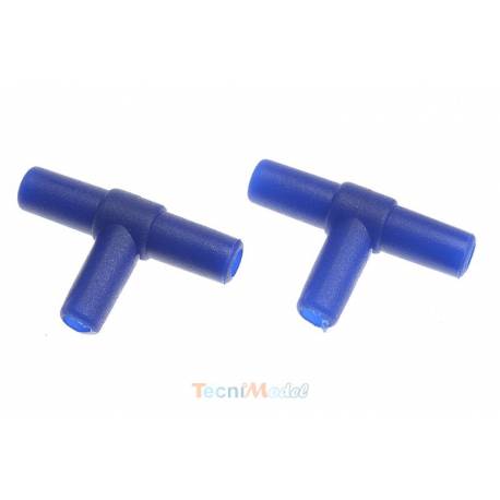 2 Silicone Hose T-Fittings - GFORCE GF-2011-003