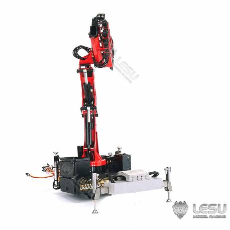 LESU hydraulic auxiliary crane kit for 1/14 scale radio-controlled trucks - LESU LS-A0014