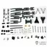 Kit de suspensions arrières renforcées avec amortisseurs (réhaussé de 9mm) - LESU X-8019-A