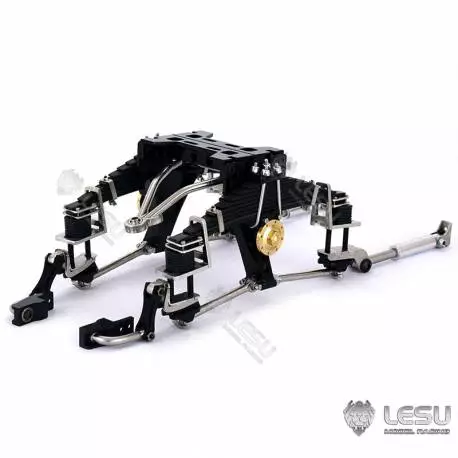 Kit de suspensions arrières renforcées avec amortisseurs (réhaussé de 9mm) - LESU X-8019-A
