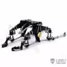 Kit de suspensions arrières renforcées avec amortisseurs (réhaussé de 9mm) - LESU X-8019-A