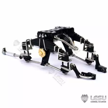 Kit de suspensions arrières renforcées avec amortisseurs (réhaussé de 9mm) - LESU X-8019-A