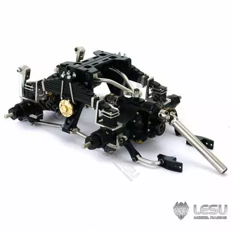 Kit de suspensions arrières renforcées avec amortisseurs (réhaussé de 9mm) - LESU X-8019-A