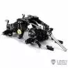 Kit de suspensions arrières renforcées avec amortisseurs (réhaussé de 9mm) - LESU X-8019-A