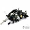 Kit de suspensions arrières renforcées avec amortisseurs (réhaussé de 9mm) - LESU X-8019-A