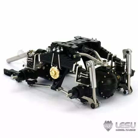 Kit de suspensions arrières renforcées avec amortisseurs (réhaussé de 9mm) - LESU X-8019-A
