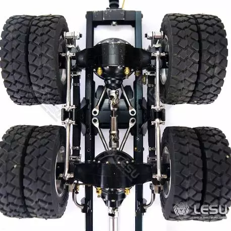 Kit de suspensions arrières renforcées avec amortisseurs (réhaussé de 9mm) - LESU X-8019-A