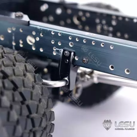 Kit de suspensions arrières renforcées avec amortisseurs (réhaussé de 9mm) - LESU X-8019-A