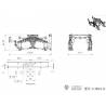 Reinforced rear suspension kit with shock absorbers - LESU X-8019-B
