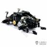 Reinforced rear suspension kit with shock absorbers - LESU X-8019-B
