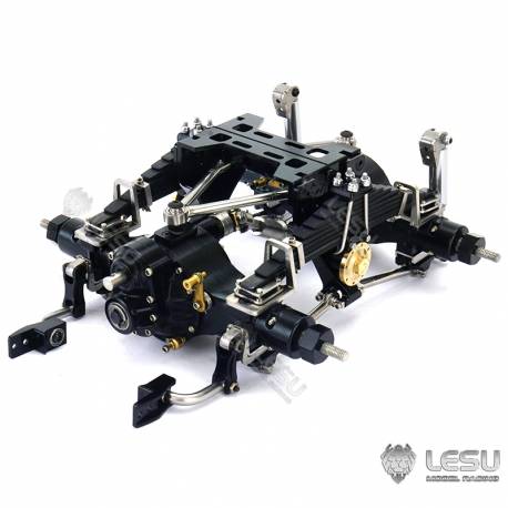Reinforced rear suspension kit with shock absorbers - LESU X-8019-B