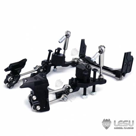 Système de suspension pour essieu moteur directionnel avec boudins pneumatiques - LESU X-8022-A