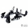Système de suspension pour essieu moteur directionnel avec boudins pneumatiques - LESU X-8022-A