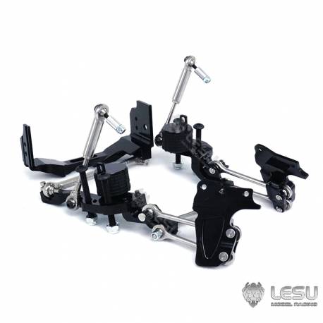 Système de suspension pour essieu moteur directionnel avec boudins pneumatiques - LESU X-8022-A