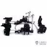 Système de suspension pour essieu moteur directionnel avec boudins pneumatiques - LESU X-8022-A