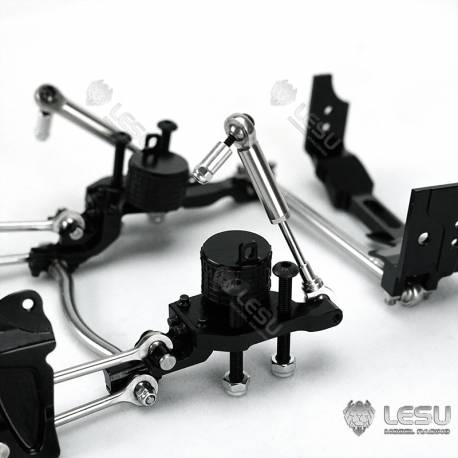 Système de suspension pour essieu moteur directionnel avec boudins pneumatiques - LESU X-8022-A
