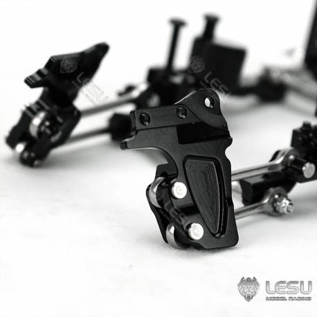 Système de suspension pour essieu moteur directionnel avec boudins pneumatiques - LESU X-8022-A