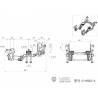 Système de suspension pour essieu moteur directionnel avec boudins pneumatiques - LESU X-8022-A