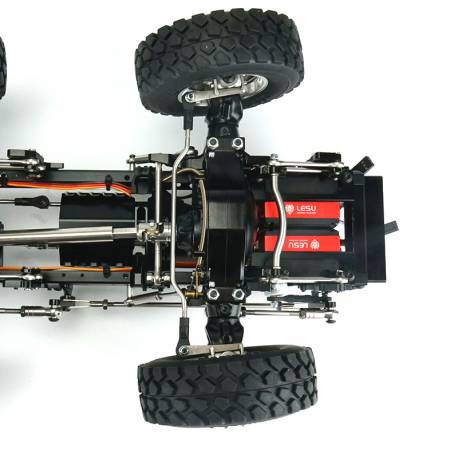 Système de suspension pour essieu moteur directionnel avec boudins pneumatiques - LESU X-8022-A