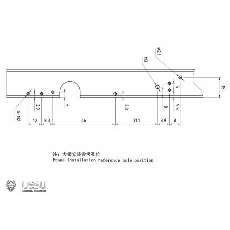 Suspension System for Front Steerable Drive Axle with dummy air bellows by LESU
LESU X-8022-A